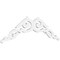 Ekena Millwork Pitch Rotherham Architectural Grade PVC Gable Pediment, 48"W x 16"H x 1"P (8/12) GPP048X016X100ROT - alternate 1